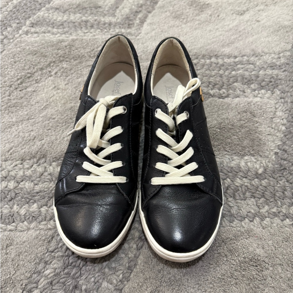 Josef Seibel Black and White Sneakers